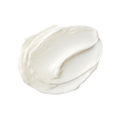 A swatch of thick, smooth, off-white coloured Roots hair treatment.