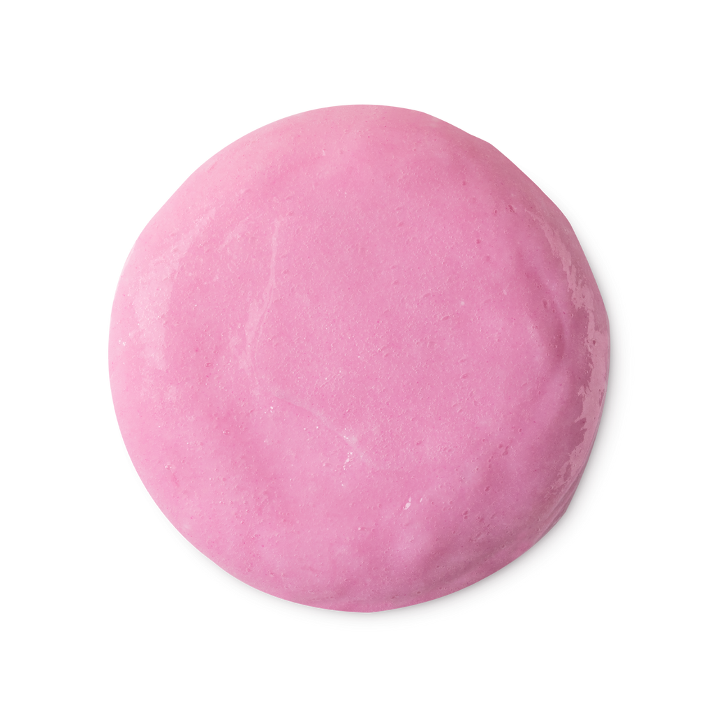 A sample of thick, smooth, light pink Valkyrie conditioner.